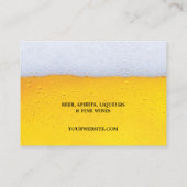 酒ビアストアぽちゃぽちゃの名刺 名刺 (裏面)