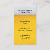 酒ビアストア名刺 名刺 (正面)