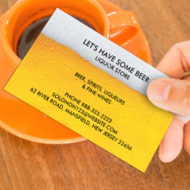 酒ビアストア名刺 名刺