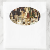 酒ボトルシール 楕円形シール (バッグ)