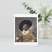 酒メリー飲みフランハルズ1628年～1630年 ポストカード (スタンド正面)