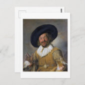 酒メリー飲みフランハルズ1628年～1630年 ポストカード (正面/裏面)