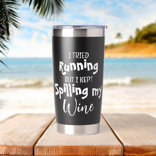 酒ランニングを飲んで保飲んだおもしろい 保温保冷タンブラー