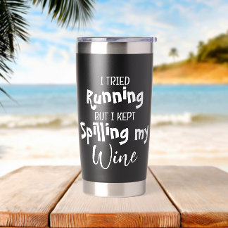 酒ランニングを飲んで保飲んだおもしろい 保温保冷タンブラー
