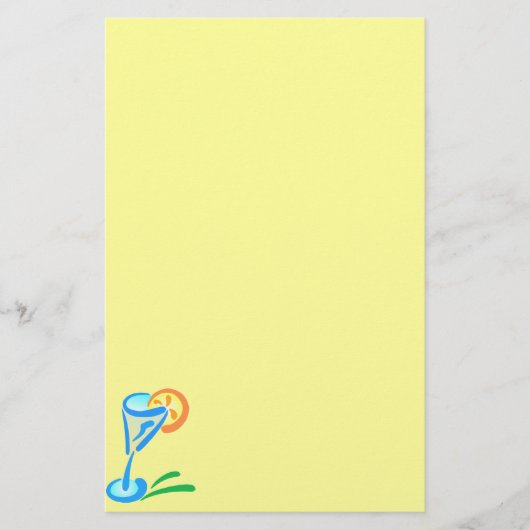 酒器ガラスカスタマイズ用具 便箋 (正面)