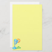 酒器ガラスカスタマイズ用具 便箋 (正面/裏面)