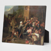 酒場の外での戦い フォトプラーク (側面)