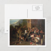 酒場の外での戦い ポストカード (正面/裏面)