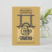 酒場の看板招待状 招待状 (スタンド正面)