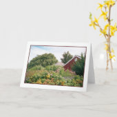 酒場ガーデングリーティングカード カード (黄色い花)