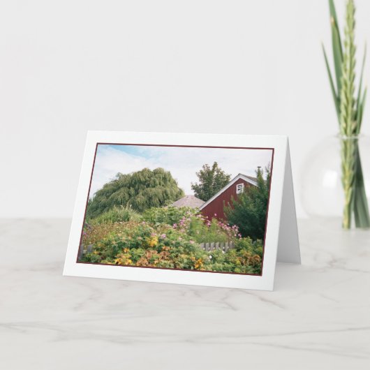 酒場ガーデングリーティングカード カード (正面)