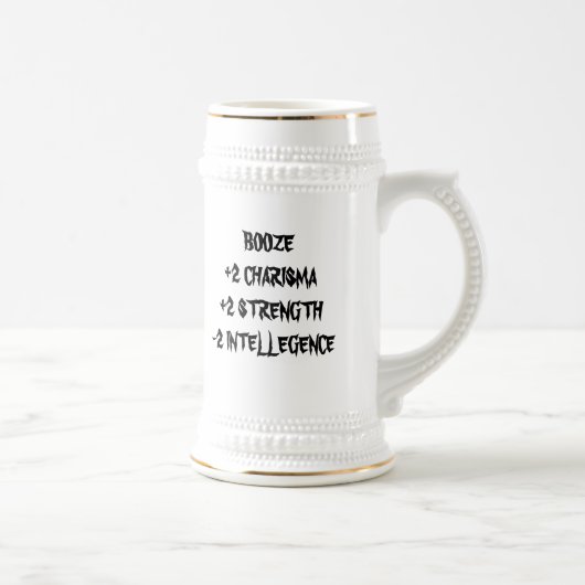 酒宴+2カリスマ+2 STRENGTH-2 INTELLEGENCE ビールジョッキ (右)