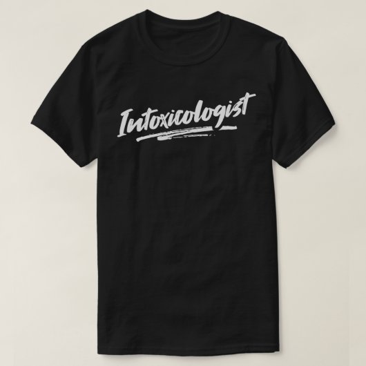 酒専門医バーテンダーバー飲み仕事 Tシャツ (デザイン正面)