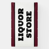 酒屋のバナー 横断幕 (縦)