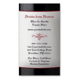 酒屋 マグネット名刺