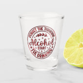 酒忘れが飲み始める ショットグラス (正面)