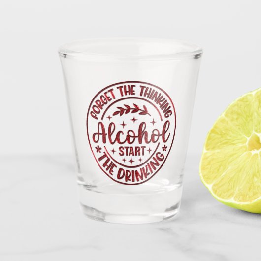 酒忘れが飲み始める ショットグラス (正面)