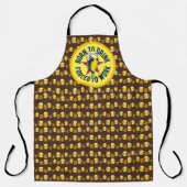 酒生まれを飲まされおもしろいる エプロン (正面)