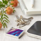 酒石酸の水晶 キーホルダー (側面)