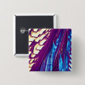 酒石酸の水晶 缶バッジ (正面&裏面)