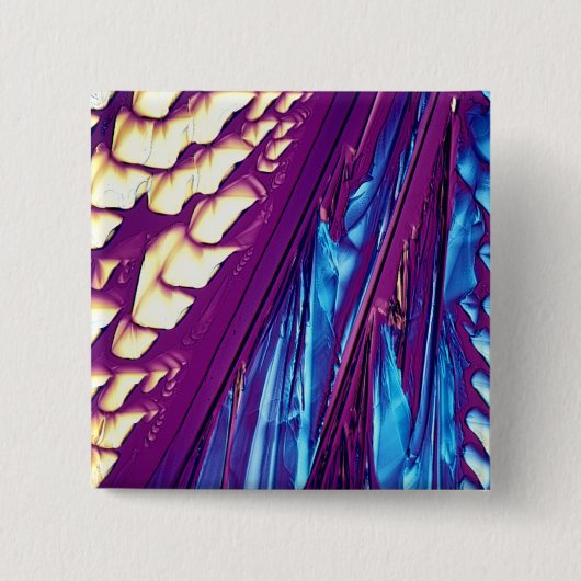 酒石酸の水晶 缶バッジ (正面)