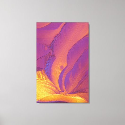 酒石酸結晶 キャンバスプリント (正面)