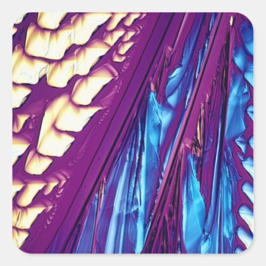 酒石酸結晶 スクエアシール (正面)