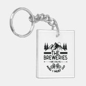 酒蔵から電話があって行かなきゃ キーホルダー (正面左)