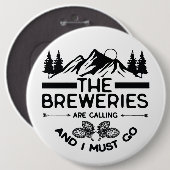 酒蔵から電話があって行かなきゃ 缶バッジ (正面&裏面)