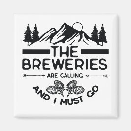 酒蔵が電話している マグネット