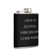 酒走の皮肉と呪文を言う フラスク (右)