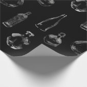 酒類の盛り合わせボトル  ラッピングペーパー (角)