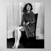 酒類ガーターベルトフラスコ – 禁止 ポスター (正面)