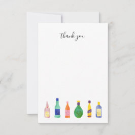 酒類ボトルお礼 サンキューカード