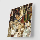 酒類ボトル スクエア壁時計 (傾斜)