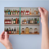 酒類ボトル チラシ (手)