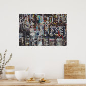 酒類ボトル ポスター (キッチン)