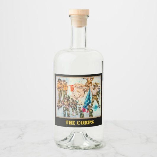 酒類ラベル リキュールボトルラベル (正面)