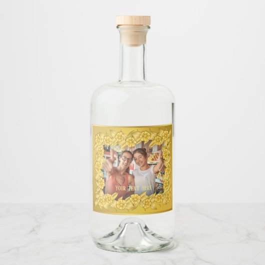 酒類ラベル リキュールボトルラベル (正面)