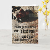 酒類密造者の知恵の挨拶状 カード (黄色い花)