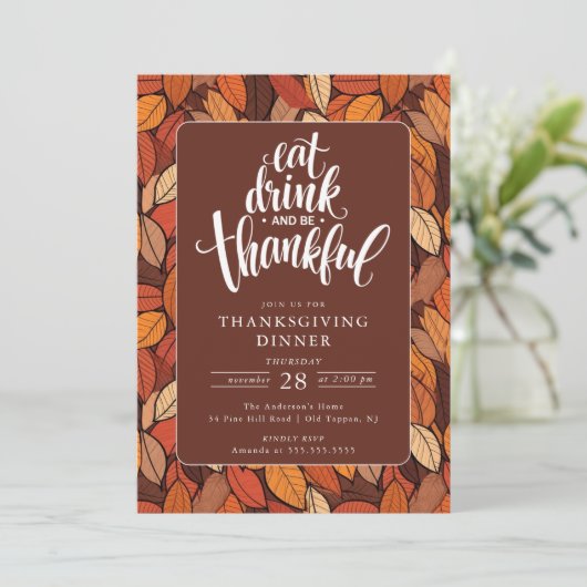 酒食べを飲み感謝する 招待状 (スタンド正面)