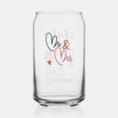 酒食べを飲み結婚した続け三周年記念 ガラス缶 (裏面)