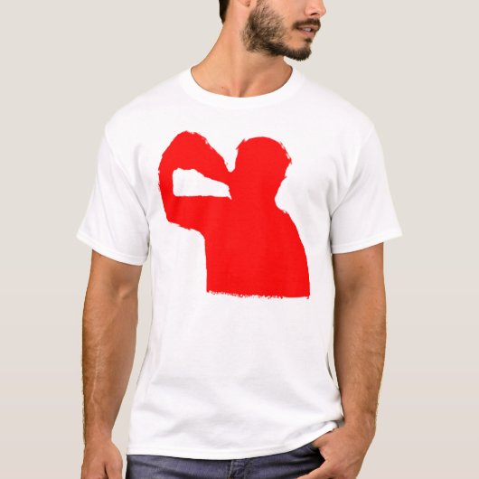 酒飲みの前部および背部 Tシャツ (正面)