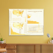 酒、タバコ、ウイスキー キャンバスプリント (インサイチュ (リビング))