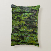酒、緑およびコケむした木の幹 アクセントクッション (裏面(縦))