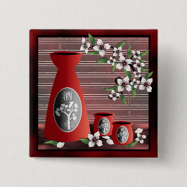「酒」 缶バッジ