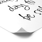 酔いが醒める美しい日やる気を起こさせるだ ポスター (角)