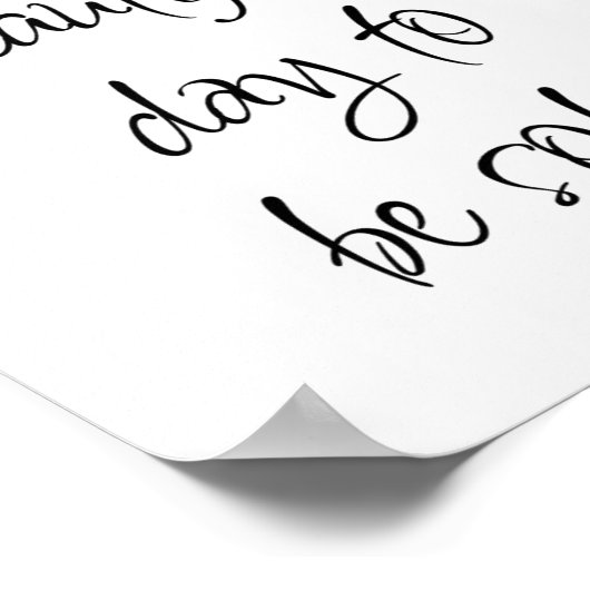 酔いが醒める美しい日やる気を起こさせるだ ポスター (角)