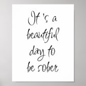 酔いが醒める美しい日やる気を起こさせるだ ポスター (正面)