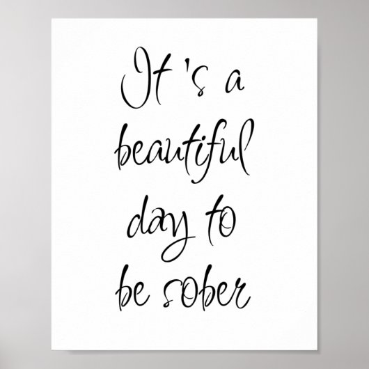 酔いが醒める美しい日やる気を起こさせるだ ポスター (正面)